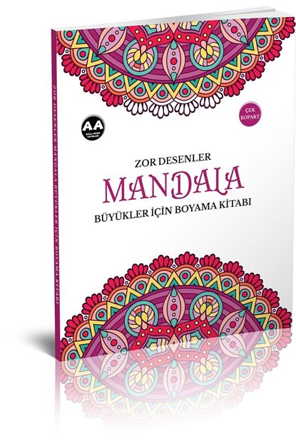 Akilli Adam Yayinlari Akilli Adam Mandala Boyama Zor Desenler Mandala Boyama Kitabi Trendyol