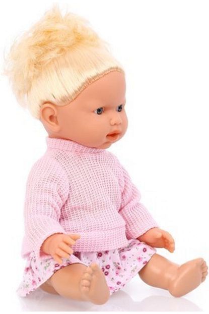 Simsek Toys Kiz Cocuk Turkce Konusan Ela Oturan Oyuncak Bebek 40 Cm Trendyol