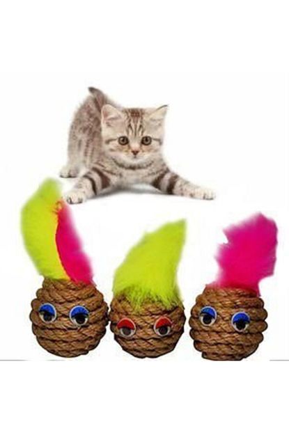 Gnd Tuylu Hasir Kedi Oyuncak Zilli Trendyol