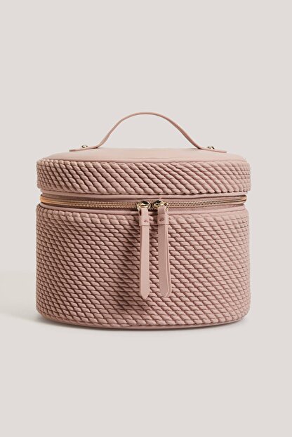 Oysho Kadin Pembe Dokulu Makyaj Cantasi Trendyol