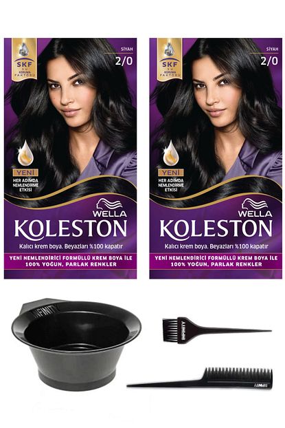 Wella Siyah 2 0 Koleston Kit Boya Ve Sac Boyama Seti 2 Li Fiyati Yorumlari Trendyol
