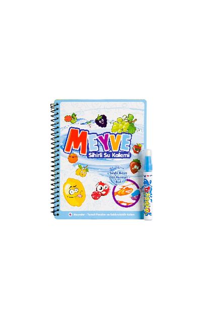 Deembro Sihirli Su Ile Boyama Kitabi Meyveler 18 Cm 22 Cm Trendyol