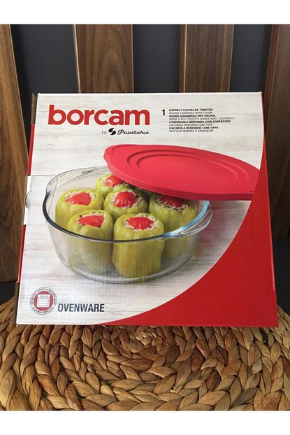 Pasabahce Borcam Kirmizi Kapakli Yuvarlak Tencere Borcam Trendyol