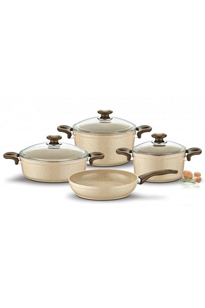 Gulsan Safran Granit Tencere Set 7 Parca Trendyol