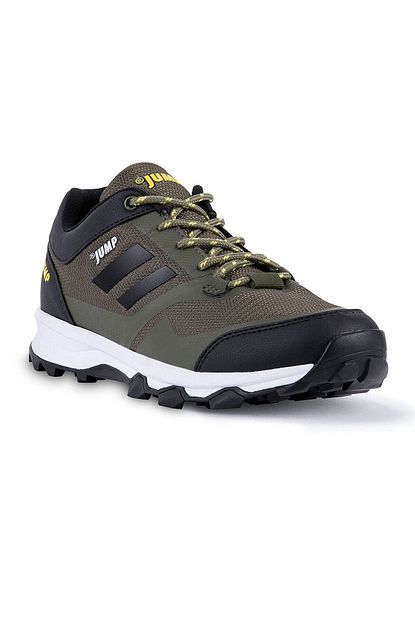 Jump Erkek Haki Siyah Spor Ayakkabi 24904 Trendyol