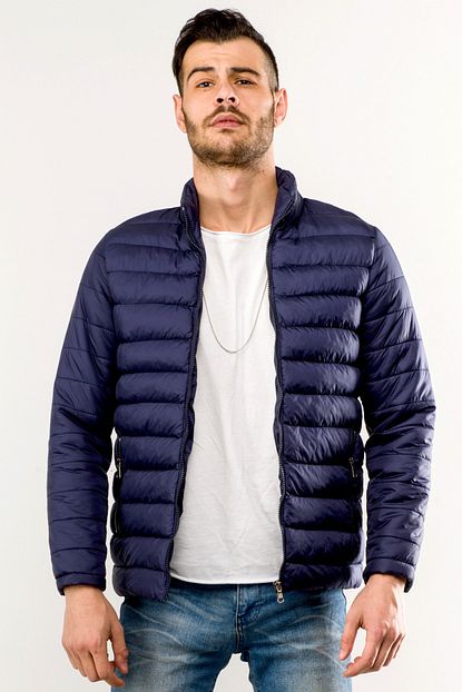 Slazenger Neve Erkek Mont Kaban Lacivert Trendyol