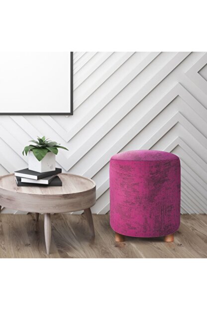 Berrado Pembe Oval Dekoratif Puf Koltuk Trendyol