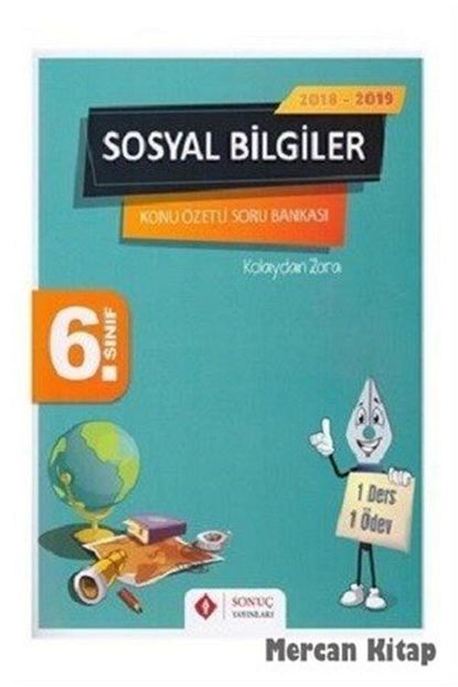 Sonuc Yayinlari 6 Sinif Sosyal Bilgiler Konu Ozetli Soru Bankasi Seti Trendyol