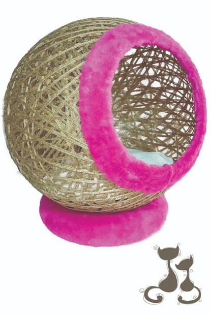 Ubalaystore Kure Kedi Yuvasi Krem Pembe Trendyol