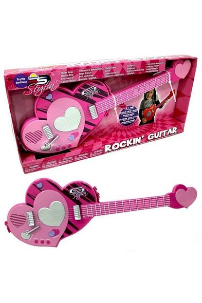 Sunman Kiz Cocuk Pembe Kalpli Elektronik Gitar Trendyol