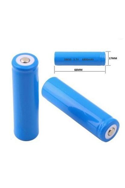 sarjli pil li ion 18650 3 7v 6800 mah sarjli el feneri powerbank pili 6800sajlipiil