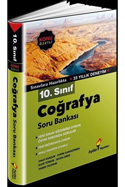 Aydin Yayinlari 10 Sinif Cografya Konu Ozetli Soru Bankasi Fiyati Yorumlari Trendyol