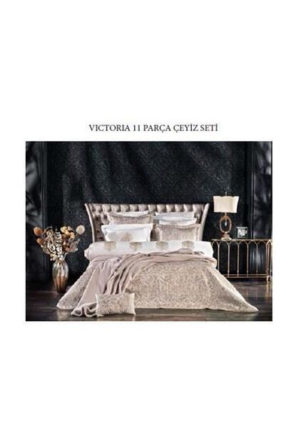 schafer victoria gold 11 parca yatak ortusu tekstil ceyiz seti fiyati yorumlari trendyol