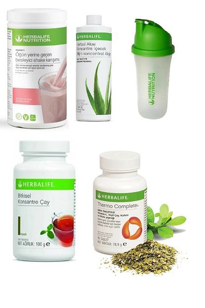 herbalife set ahududu beyaz cikolata