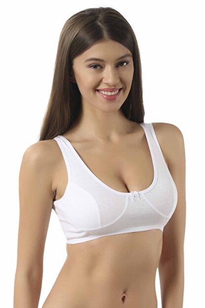 Ozkan Underwear Kadin Beyaz Ribana Bos Kap Balensiz Yarim Sutyen 0564 Fiyati Yorumlari Trendyol