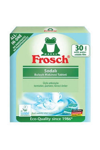 frosch sodali bulasik makinesi tableti 30 tablet fosfatsiz fiyati yorumlari trendyol