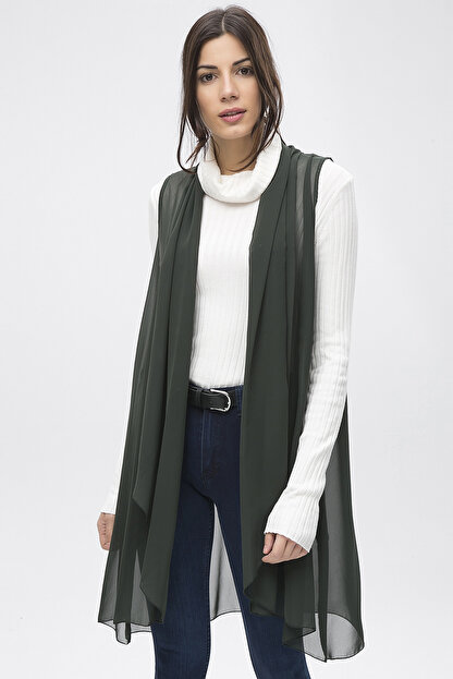 Bfgmoda Kadin Haki Sifon Yelek 753 588 1961 Fiyati Yorumlari Trendyol