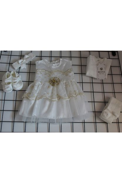 benna baby kiz bebek mevlut takimi tasarim elbise ozel gun parca 0 3 ay fiyati yorumlari trendyol