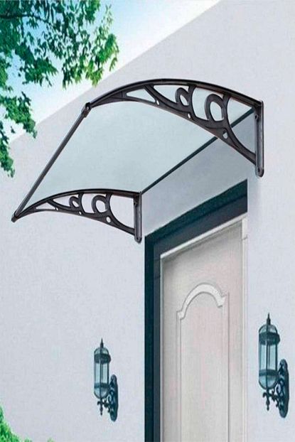 evim koyu gri kapi ustu sundurma golgelik 100x120 cm fiyati yorumlari trendyol