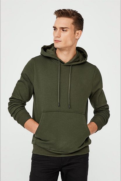 avva kapusonlu yaka duz sweatshirt fiyati yorumlari trendyol