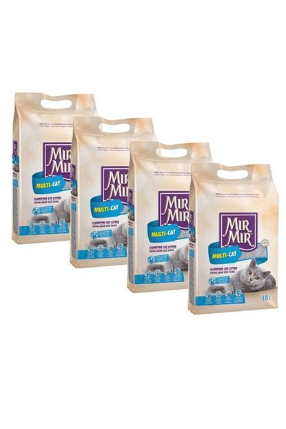 mir mir mirmir multicat topaklanan kedi kumu 4 x 10 lt fiyati yorumlari trendyol