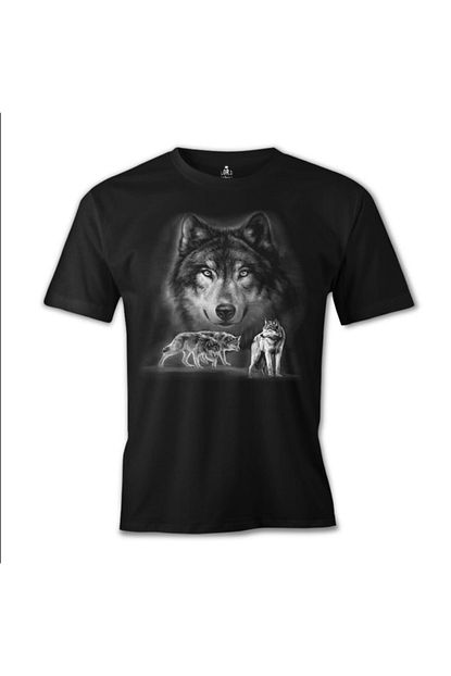 lord t shirt erkek siyah kurt tshirt fiyati yorumlari trendyol