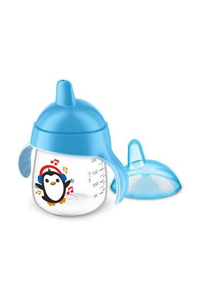 philips avent yeni penguen damlatmaz alistirma bardagi 200ml 6 ay scf75105 fiyati yorumlari trendyol