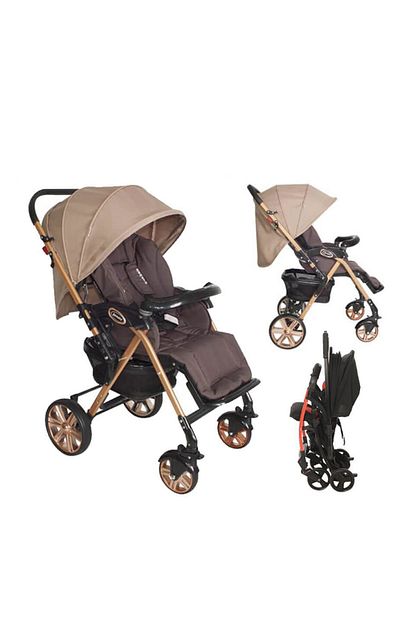 beneto bt 2085 gold line aluminyum cift yonlu bebek arabasi kahve fiyati yorumlari trendyol