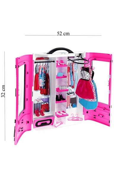 barbie pembe gardrop brb dmt57 fiyati yorumlari trendyol