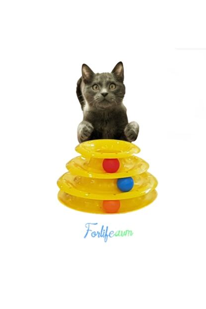 forlifeavm toplu kedi oyuncagi kedi eglencesi 3 katli sari oyuncak fiyati yorumlari trendyol