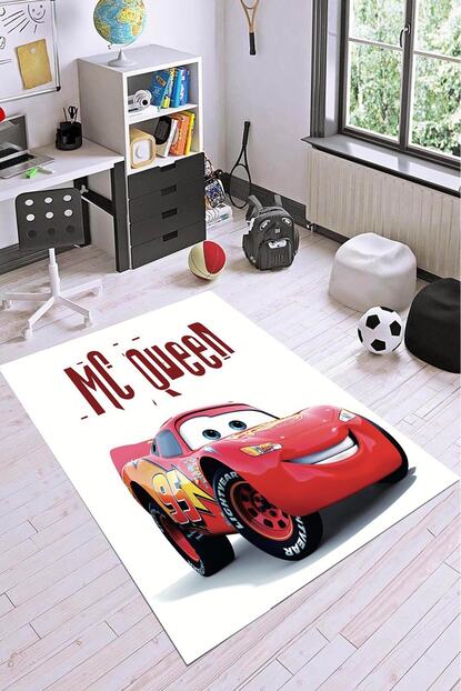 umy hali simsek mcqueen baskili kaymaz taban cocuk odasi halisi fiyati yorumlari trendyol