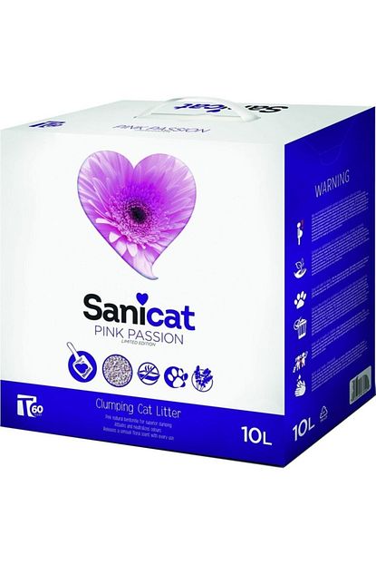 pink passion bentonit topaklanan kedi kumu 10lt