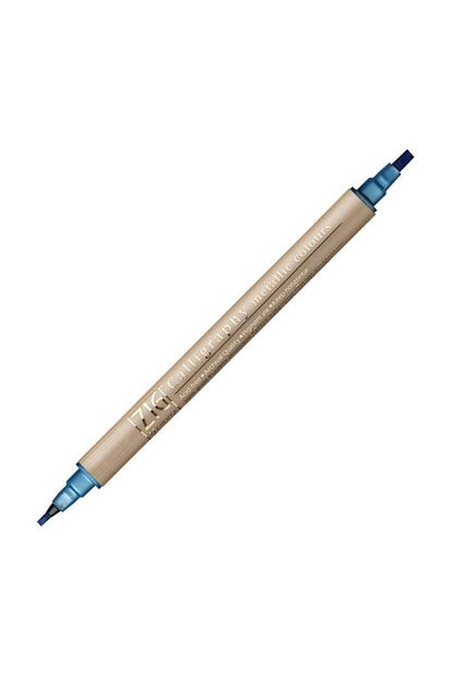 Zig Cift Uclu Yaldizli Kaligrafi Kalemi 2 Mm 3 5 Mm 125 Metallic Blue Fiyati Yorumlari Trendyol