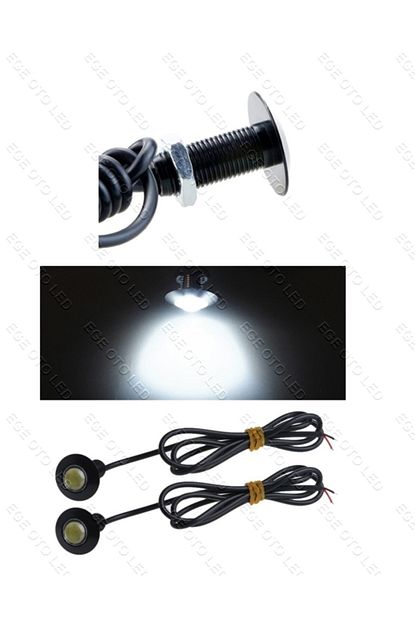xenon 2 adet 23mm ultra ince kartal gozu siyah govde beyaz isik 2 li ayna alti led fiyati yorumlari trendyol