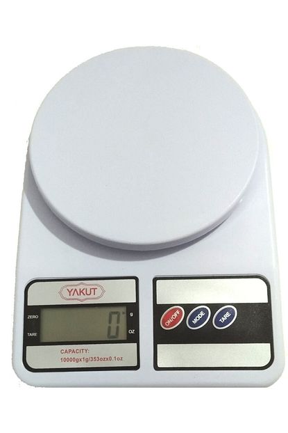 yakut j 29 37 7698 beyaz 10 kg kapasiteli dijital lcd ekranli pilli hassas elektronik mutfak terazisi fiyati yorumlari trendyol
