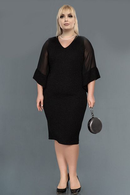 volinay tekstil buyuk beden diz alti kolu sifon simli abiye elbise fiyati yorumlari trendyol