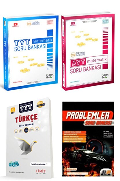 Ucdortbes Yayinlari Yks Setim Limit Tyt Turkce Soru 345 Yayinlari Tyt Ve Ayt Matematik Hiz Problem Kitabi Fiyati Yorumlari Trendyol
