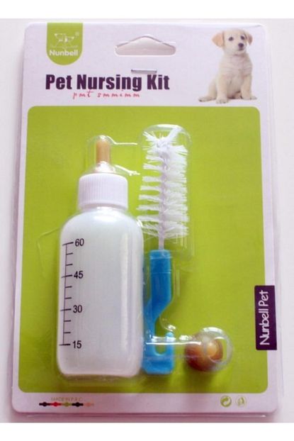 kedi kopek biberon seti biberon yedek emzik ve temizleme fircasi 60 ml