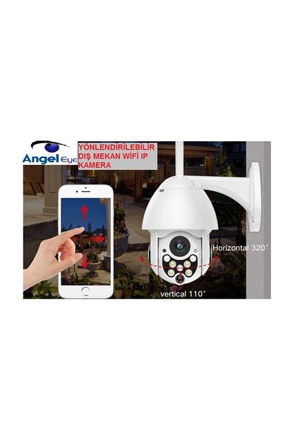 360 yonlendirilebilir wifi ip su gecirmez dis mekan kamerasi