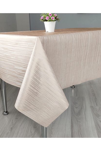 yesil home masa ortusu musamba pvc astarli silinebilir bej fiyati yorumlari trendyol
