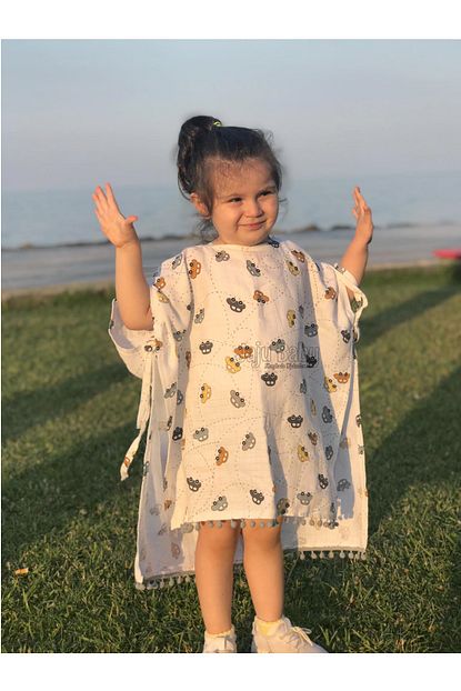 Jaju Baby Kiz Cocuk Araba Desenli Muslin Panco 1 3 Yas Trendyol