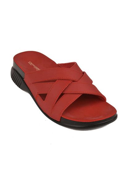 Ceyo Belize 6 35 40 Anatomik Kadin Terlik Kirmizi Trendyol
