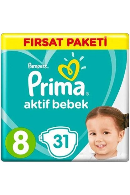 Prima Bebek Bezi 8 Beden Numara 17 Kg 31 Adet Trendyol