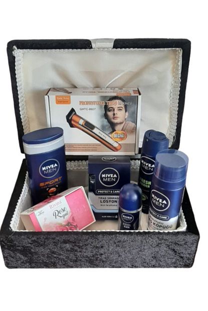 Nivea Damat Bohcasi Seti Cilt Bakim Seti Ceyiz Sandik Seti Ve Tiras Makinesi Trendyol