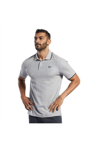 Reebok Erkek Acik Gri Fq4219 Te Polo T Shirt Trendyol