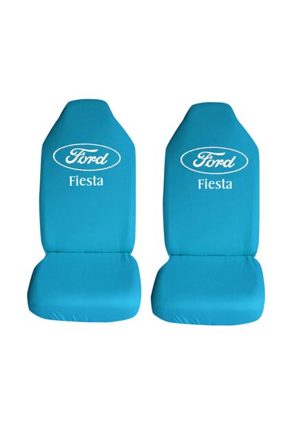 ford fiesta ozel araba on koltuklar turkuaz penye araca ozel baskili oto koltuk kilifi
