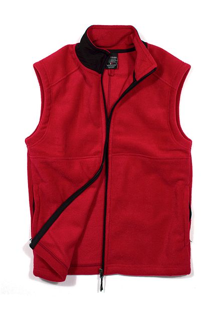 Cottonland Foster Erkek Polar Fleece Yelek Kirmizi Trendyol
