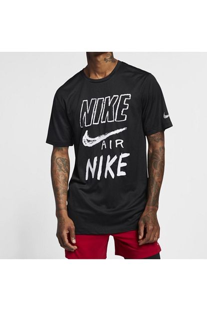 Nike Erkek Siyah Spor T Shirt Cn8340 010 Trendyol