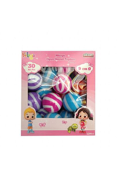 Pilsan Niloya Oyun Havuz Topu 9 Cm 30lu Bj 2106439 Trendyol