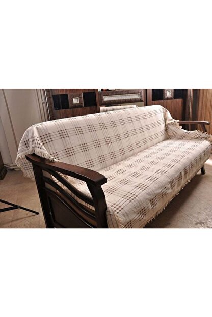 Bedinn Naturel Koltuk Ortusu Takimi 3 3 Krem Evidea